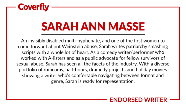 Sarah Ann Masse - Coverfly Endorsed Writer