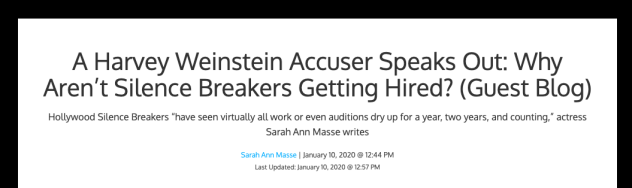 sarah ann masse the wrap silence breakers harvey weinstein trial