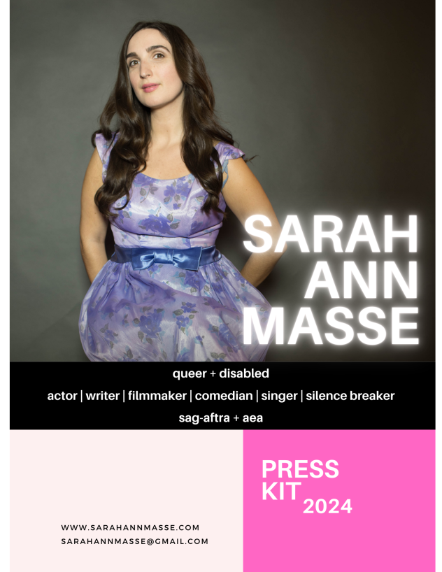 1 Sarah Ann Masse Press Kit February 2024