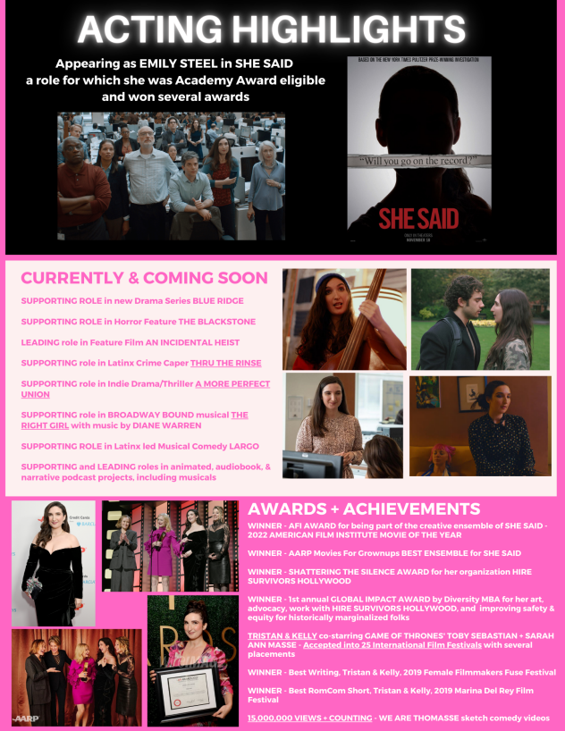 Sarah Ann Masse Press Kit February 2025 2